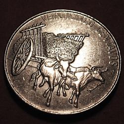 r&eacute;publique Dominicaine piece de 25 c 1991    ttb