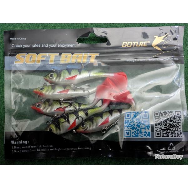 destockage... petits leurres souples arm�s