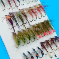 Lot de 32 Mouches de Recherche "Les Indispensables" - Hame&ccedil;on #12 (Avec Ardillon)