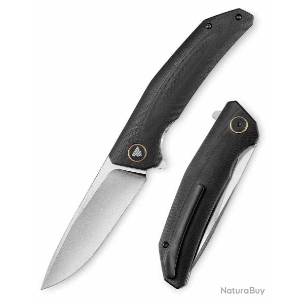 Couteau Pliant Trivisa Phoenix Lame Acier N690 Manche Black G10 Liner Lock IKBS TVTYFBGN
