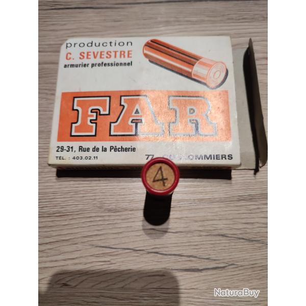 Cartouche de calibre 16 bo�te de 10 no4