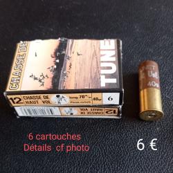 Bo&icirc;tes de CARTOUCHES PLOMB Cal 12