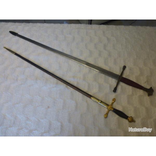 LOT DE 2 EPEES " Tolede spain "