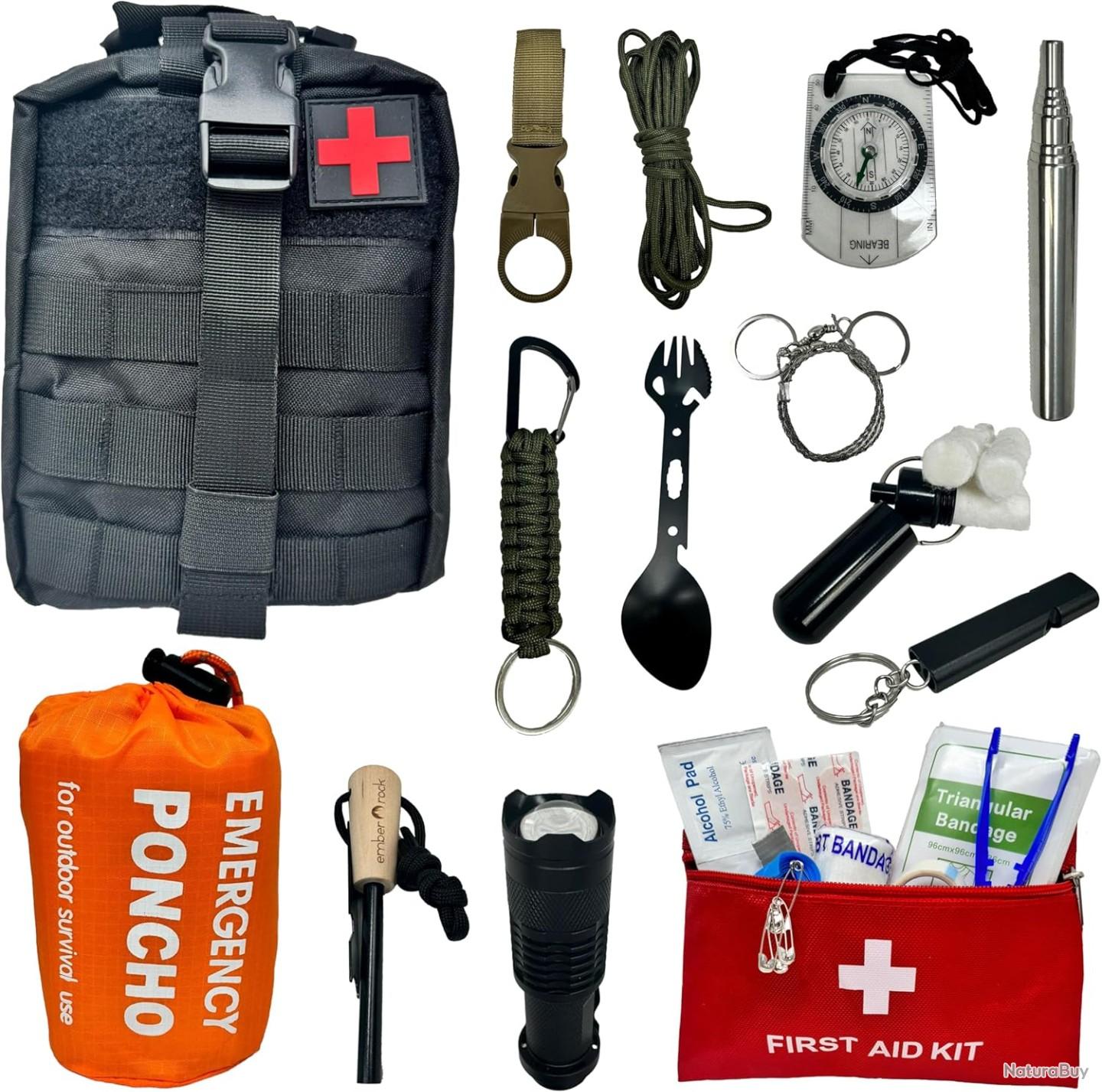 Kits de Outil de Survie , Multi-Usage en Magnésium d'urgence Feu