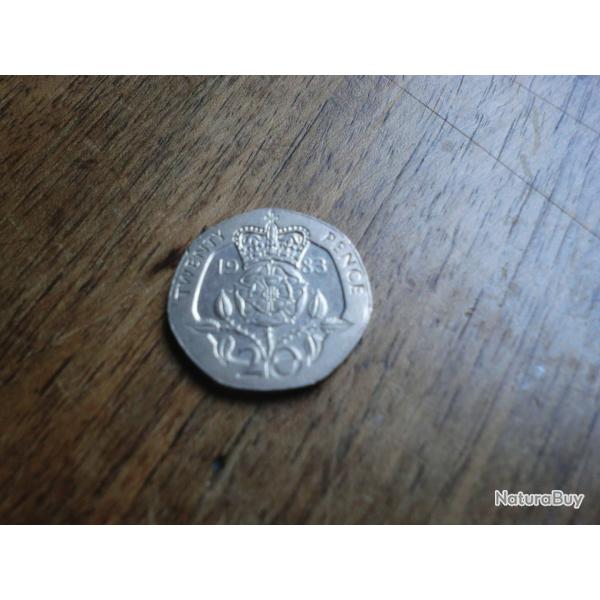 monnaie twenty pence elisabeth II 1983