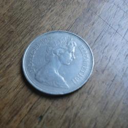 monnaie 10 pence elisabeth II  1970
