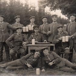 CPA - photo D'un groupe de soldats allemands - N&deg;7453
