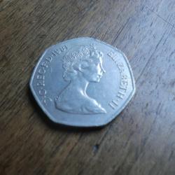 monnaie 10 pence elisabeth II  1981