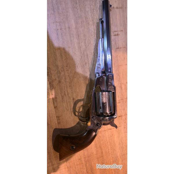 Tr�s rare revolver poudre noir calibre 44 mod�le 1858 New army ,  san paolo grav� 1977 jamais tir�.