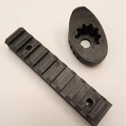 Rail picatinny + bouton punch HDS68