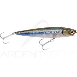 Poisson nageur LUCKY CRAFT Gunfish 95 SW Zebra MS Ghost minnow
