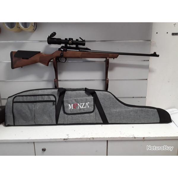 Carabine a verrou Impala plus MONZA cal.30-06spr bois can.56cm + lunette microdot 1-4x24 + colliers