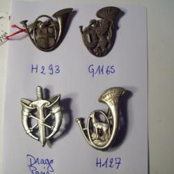 militaria 4 insignes pucelle
