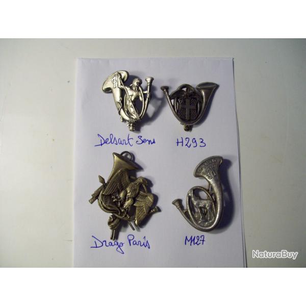 militaria 4 insignes pucelle voir photos