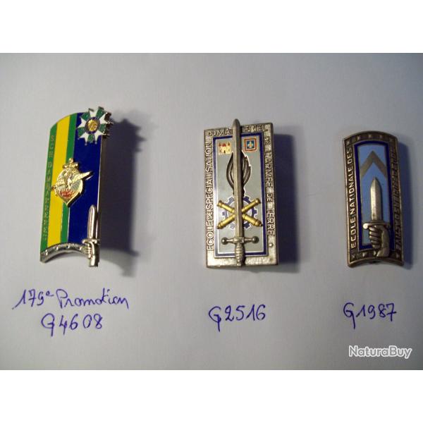 militaria 3 insignes pucelle