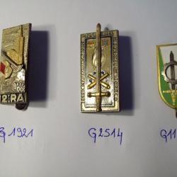 militaria 3 insignes pucelle voir photos