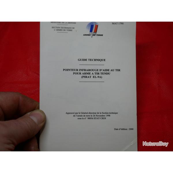 Guide Technique PIRAT Pointeur Infrarouge d'Aide au Tir pour arme � tir tendu