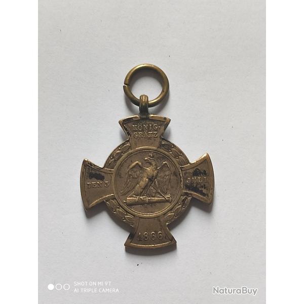 M�daille PRUSSE  Croix de Konigsberg, Sadowa 1866