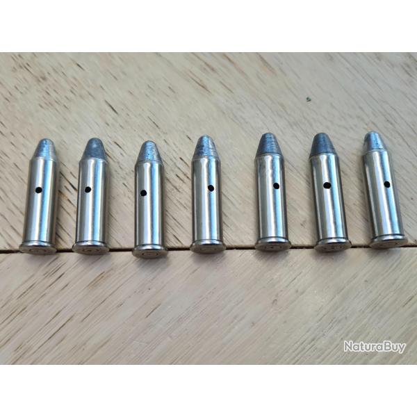 38 Sp�cial neutralis�es nickel�, laiton, winchester, GFL, SFM,Geco, Gevelot,iMi t�te plomb ou cuivr�