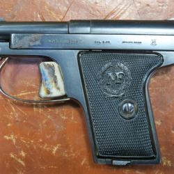 Pistolet Manufrance Le Fran&ccedil;ais N&deg;1 cal 6,35 browning OCCASION