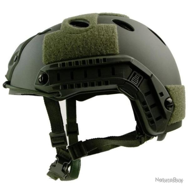 CASQUE TACTIQUE FAST VERT (VENTIL� MOD�LE 1) - LIVRAISON GRATUITE