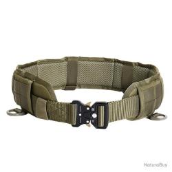 CEINTURE TACTIQUE MODULAIRE MOLLE - VERT - 125cm - LIVRAISON GRATUITE