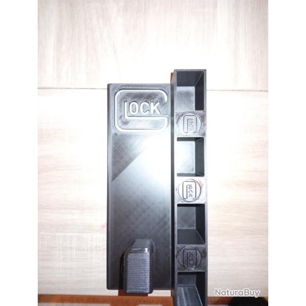 Support Glock pour pr�sentation et rangement coffre