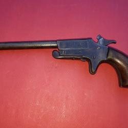 Petit pistolet en calibre 22RF canon 4,5" fabrication Li&eacute;geoise