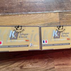 37 balles Sologne en 220g soit 14,3 g pour la battue du m&ecirc;me lot