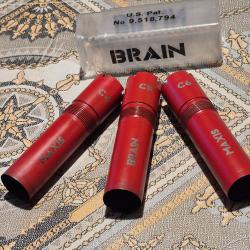 1 lot de 3 Chokes BRAIN MAXIS Rouge  (C4/C 5/C6 ) pour Cesar GUERINI
