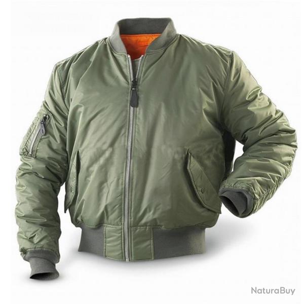 Op� Tactique !! Blouson MA1 Bombers taille 2XL Mil-Tec Kaki