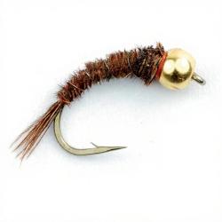 Mouche FMF Nymphe casqu&eacute;e golden pheasant tail 390 H16