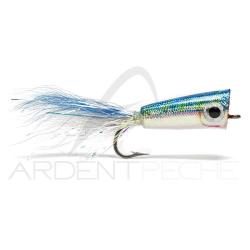 Mouche FMF mylar popper blue/white 2630 H2/0