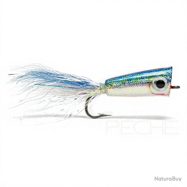 Mouche FMF mylar popper blue/white 2630 H2/0