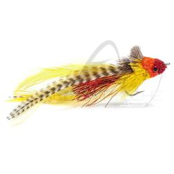 Mouche FMF Brochet Swimming B/fish rouge/jaune 9570 H1/0