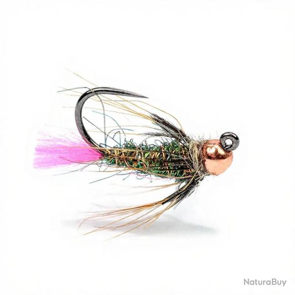 Mouche FMF Nymphe Jig Pink Tag 2710 H16