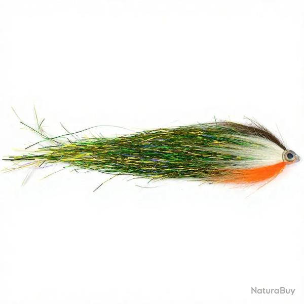 Mouche FMF Brochet Pike Wiggle Tail Tube Green n Gold 976425 25 cm