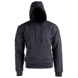 Sweat &agrave; capuche uni Mil-Tec Coloris Noir