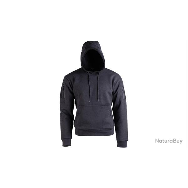 Sweat � capuche uni Mil-Tec Coloris Noir