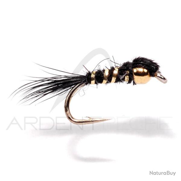 Mouche FMF Nymphe tungst�ne hare ear black 826 H14