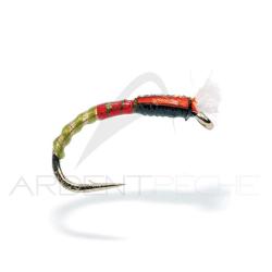 Mouche FMF Chironome red neck olive 997 H10