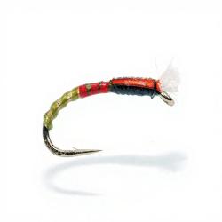 Mouche FMF Chironome red neck olive 997 H10