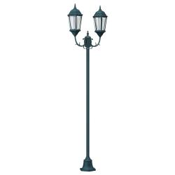 Lumi&egrave;re de jardin vintage bross&eacute; 68 x 20 x 235 cm design intemporel ambiance accueillante en alumin