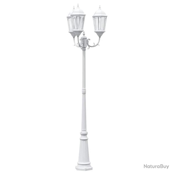 Lumi�re de jardin vintage design ext�rieur chemin 61 x 53 x 235 cm en aluminium blanc 02_0058409