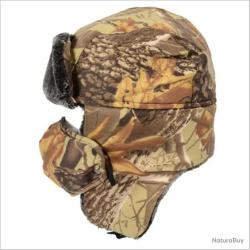 CAGOULE DE CHASSE CAMOUFLAGE POLAIRE AVEC COUPE VENT D&Eacute;TACHABLE - AUTOMNE - LIVRAISON GRATUITE