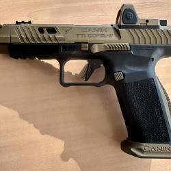 CANIK TTI COMBAT CAL 9X19 + Point rouge TRIJICON RMR 3.25 MOA