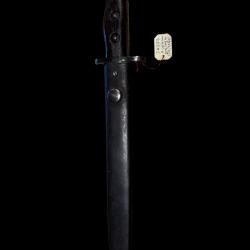 rare ba&iuml;onnette indes anglaise baionnette couteau mod&egrave;le long. rare