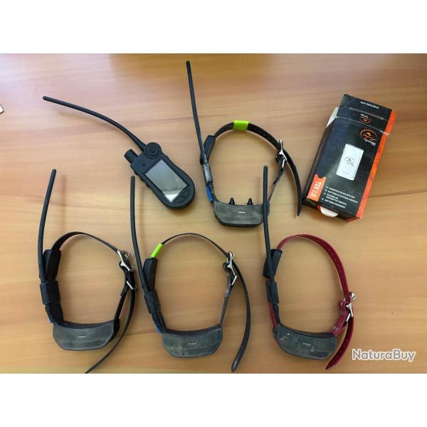 Ensemble GPS Sportdog TEK2 et 4 colliers pour pi�ces - 1� sans prix de r�serve !!