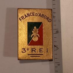 Insigne du 3&egrave;me r&eacute;giment &eacute;tranger d'infanterie (3&egrave;me REI) - Drago, Paris - Retirage