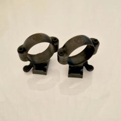 Collier type QR LEUPOLD Mod.34mm Haut plus  Embase type QR LEUPOLD TIKKA Mod.T3-T3X